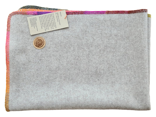 Exklusiv - 100% Merino Kinder-Wolldecke 70x100cm - Einzelstück