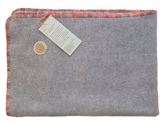 Exklusiv - 100% Merino Kinder-Wolldecke 70x100cm - Einzelstück