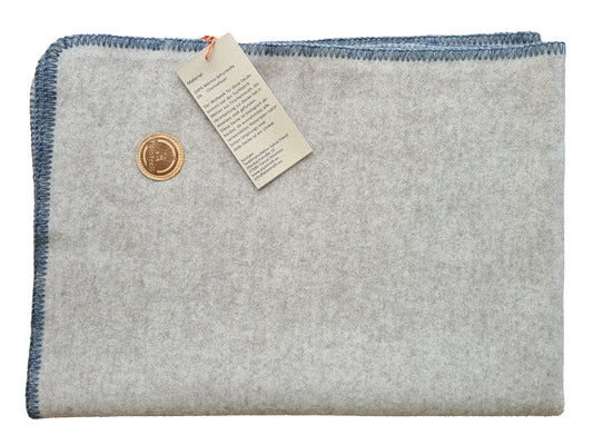 Exklusiv - 100% Merino Kinder-Wolldecke 70x100cm - Einzelstück