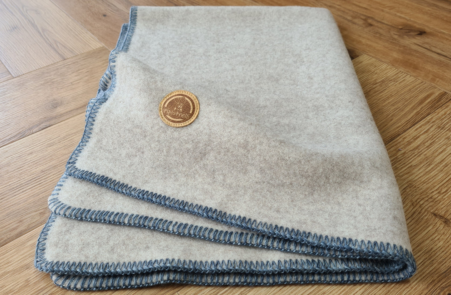 Exklusiv - 100% Merino Kinder-Wolldecke 70x100cm - Einzelstück