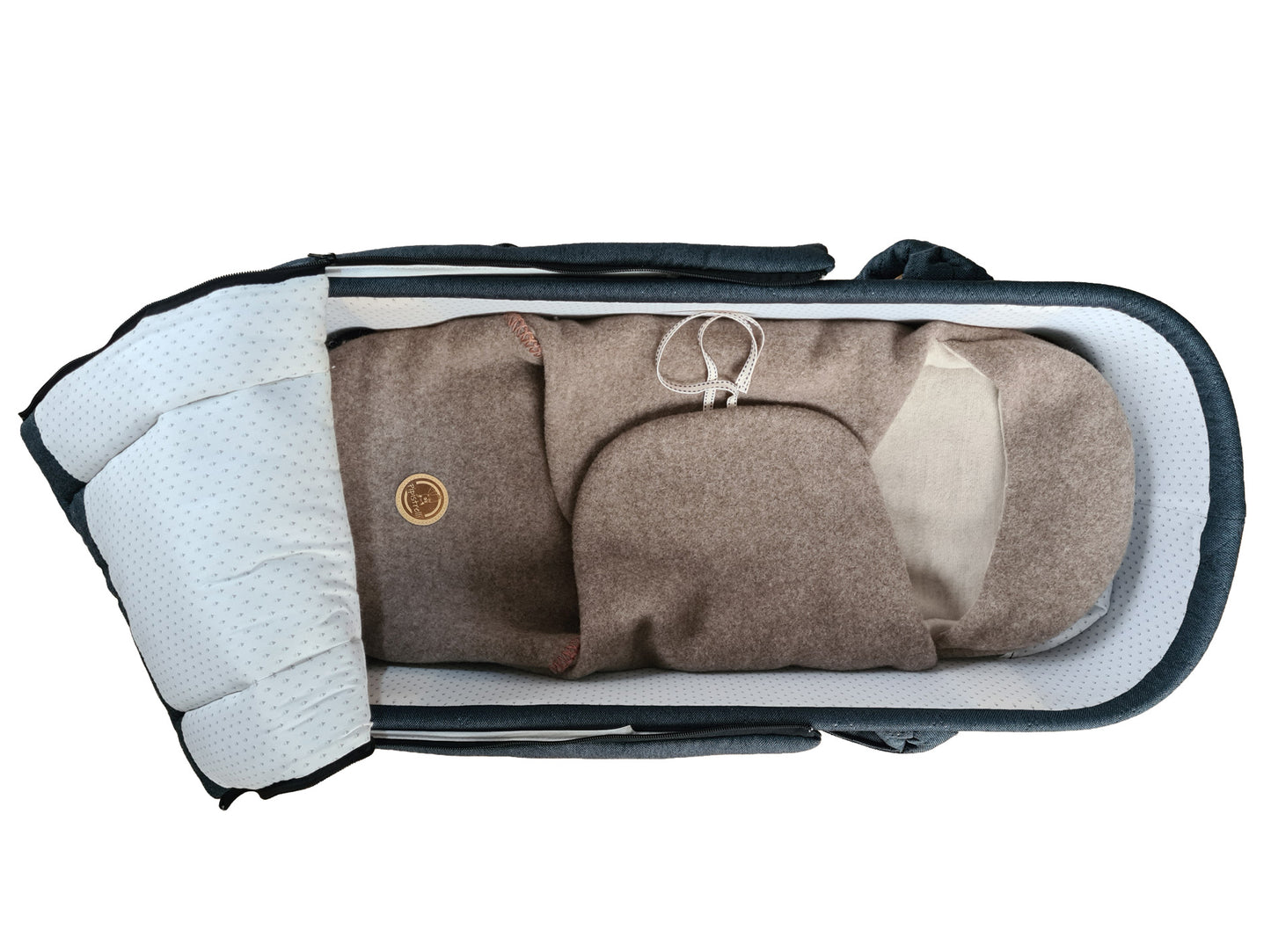 Baby Einschlagdecke Merinowolle Bio – Neugeboren, Kinderwagen