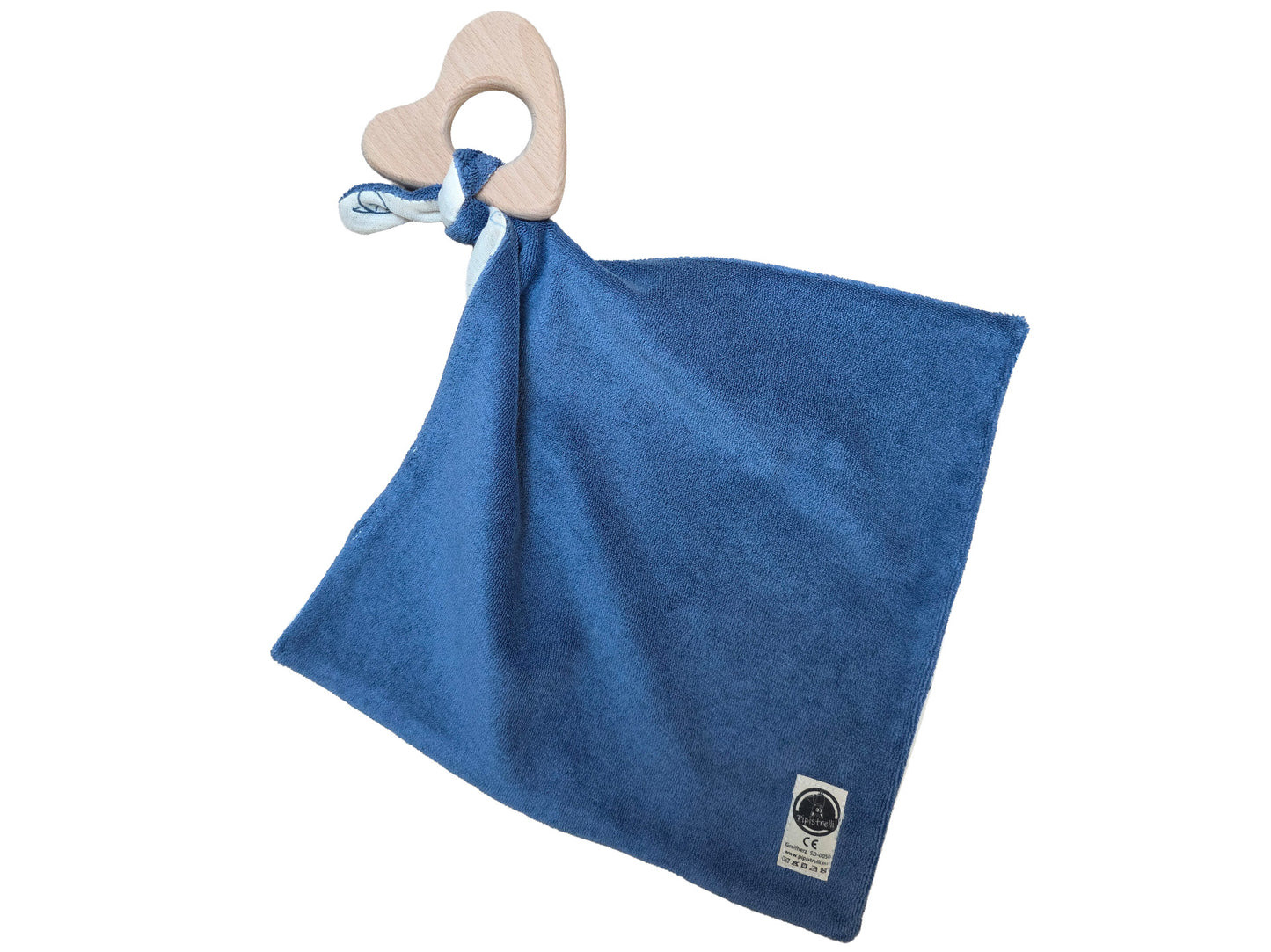 Bio Baby Greifherz mit Schnuffeltuch Frottee/Musselin